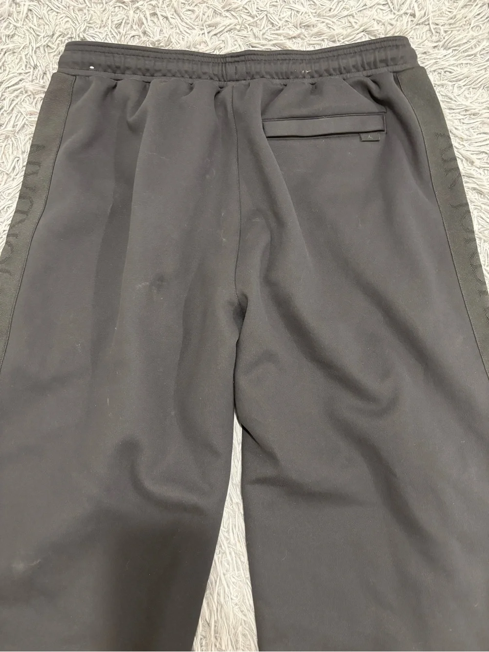 Air Jordan Men’s Black XL Soft Lounge Wide Leg Sweatpants FZ2134-045 Athleisure